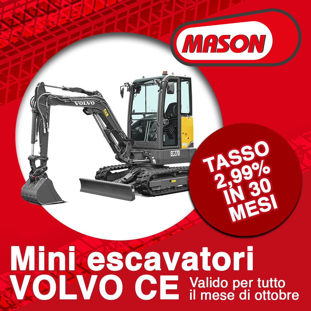 promo Miniescavatori Volvo CE